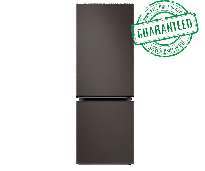 Samsung 350 Litres Bottom Freezer with Bespoke Panels Cotta Charcoal Model RB33A300405/AE | 1 Year Full 5 Years Compressor Warranty