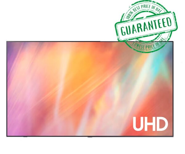 Samsung 43 Inch Crystal UHD 4K Smart TV AirSlim Design Titan Gray Model- UE43AU7100UXMI