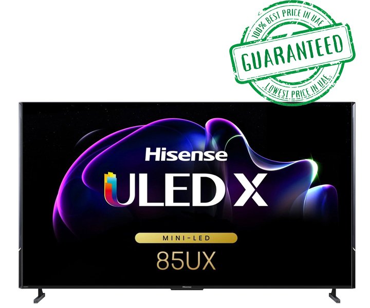 Hisense 85 Inch ULED 4K UHD Smart VIDDA TV Class UX Series Mini LED Model 85UX | 1 Year Warranty