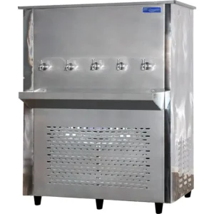 Super General Water Cooler 5-Tap 125 Gallon Silver Model SGCL125T5