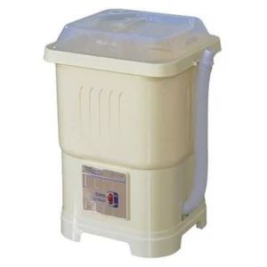 Super General 3 kg Portable Baby Washer Transparent Lid Freestanding Yellow Model SGW220LM