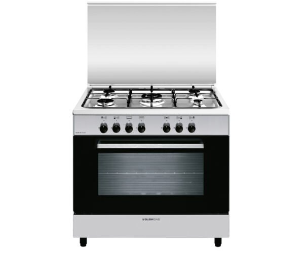 Glemgas Gas Cooker 90×60 Full Safety Heavy Duty With Fan Silver Model- SB9612RI-FSCD | 1 Year Full Warranty - Image 3