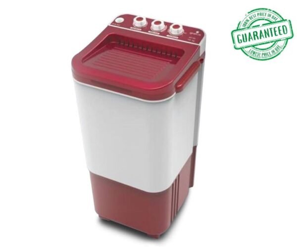 Gratus 7 Kg Washing Machine Single Tub Color Dark Maroon Model-GWST70-DM | 1 Year Brand Warranty.