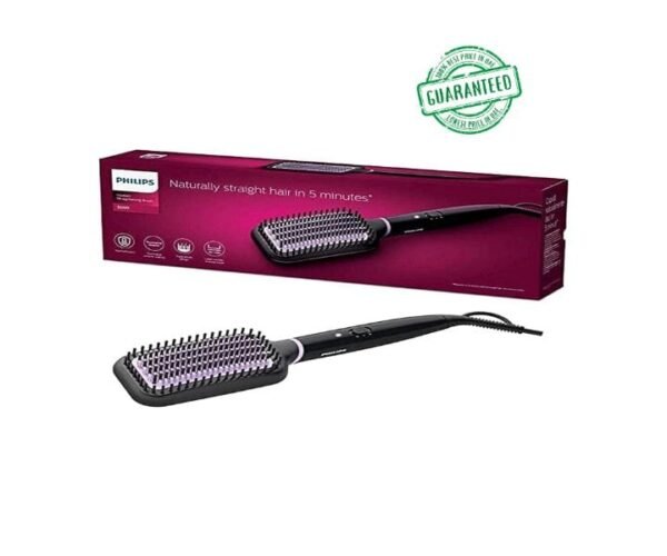 Philips Style care Essential Heated Straightening Brush Black Model BHH88003 | 1 Year Full Warranty