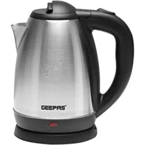 Geepas 1.8L Kettle Silver Model GK5454 | 1 Year Full Warranty