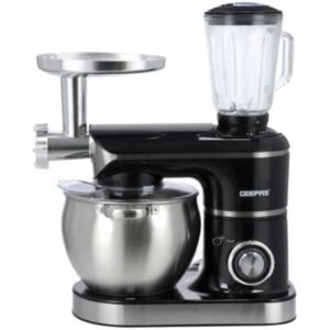 Geepas Multi Function Kitchen Machine Black Model GSM43045 | 1 Year Full Warranty