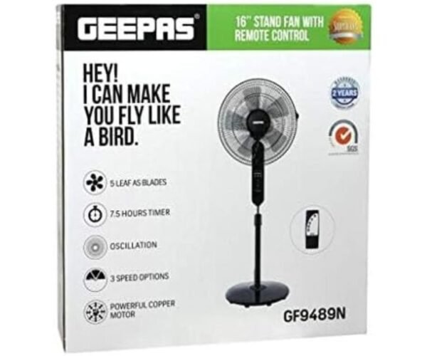Geepas Stand Fan Gf9489
