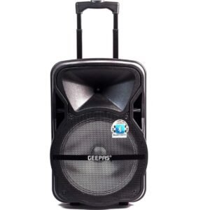 Geepas Portable & Rechargeable Professional Speaker System Model GMS8568 | 1 Year Full Warranty