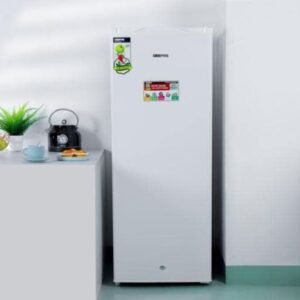 Geepas 200L Upright Freezer Model GRFU2006 | 1 Year Full 5 Years Compressor Warranty