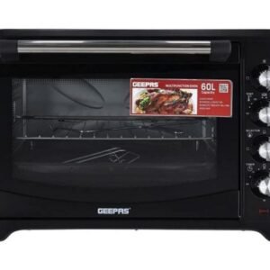 Geepas Electric Oven with Convection and Rotisserie Black Model GO34018 | 1 Year Full Warranty