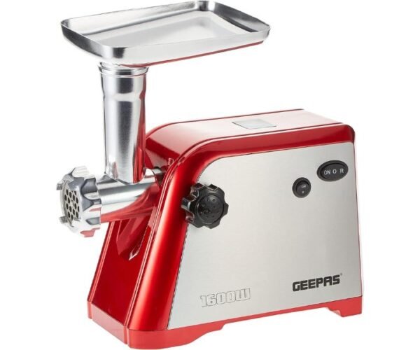 Geepas Meat Grinder Red Model GMG1910 | 1 Year Full Warranty