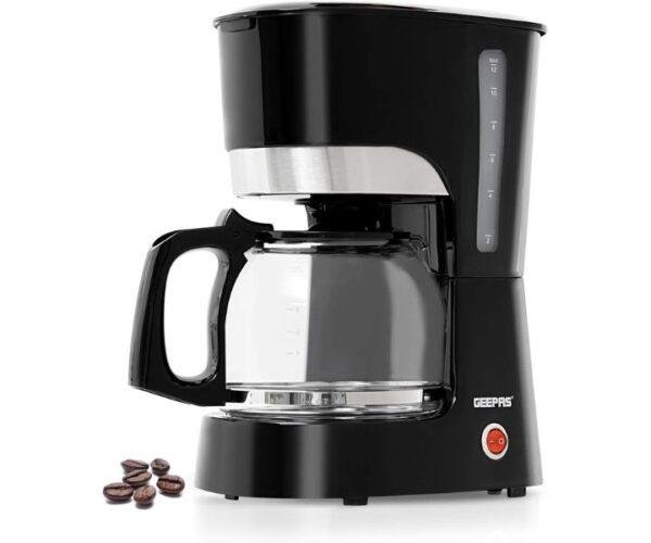 Geepas Liquid Filter Coffee Machine Black Model GCM6103 | 1 Year Full Warranty