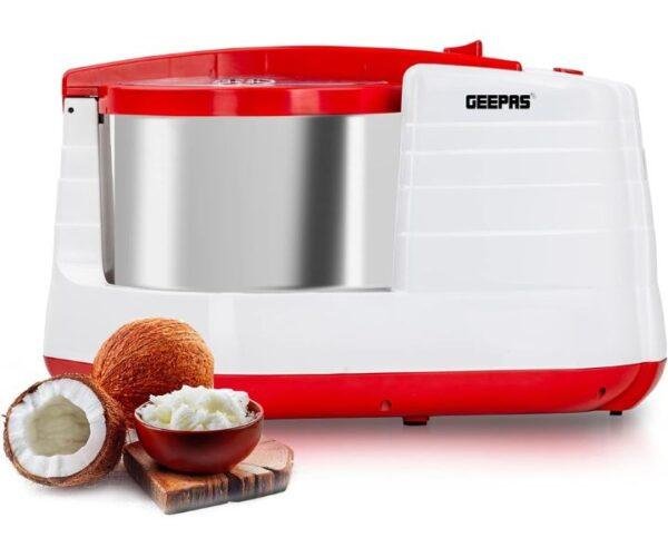 Geepas 2L Wet Grinder 200W Grains Grinder Atta Kneader & Coconut Scraper Model GWG7304 | 1 Year Full Warranty
