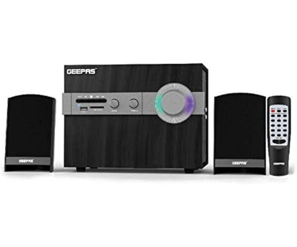 Geepas 2.1 Multimedia Speaker Model GMS8516 | 1 Year Full Warranty