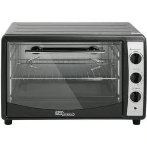 Super General 46 Liter Electric Oven Convection Toaster Oven Rotisserie 1800W Stainless Steel Color Black Model – SGEO046KRC