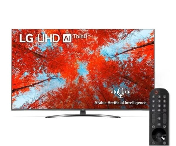 LG 55 Inch LED 4K UHD Smart WebOS TV With ThinQ AI Active HDR (UQ9100 Series) Black Model- 55UQ91006LC