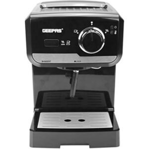 Geepas 15 Bar Power Cappuccino Maker Model GCM6108 | 1 Year Full Warranty