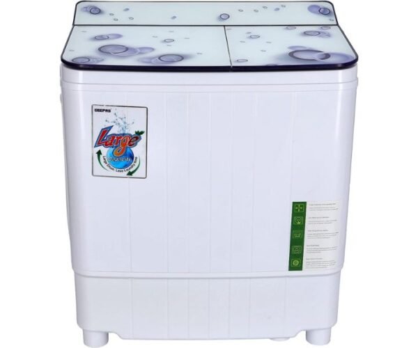 Geepas 3.5kg Semi Automatic Mini Washing Machine Model GSWM6473 | 1 Year Full Warranty