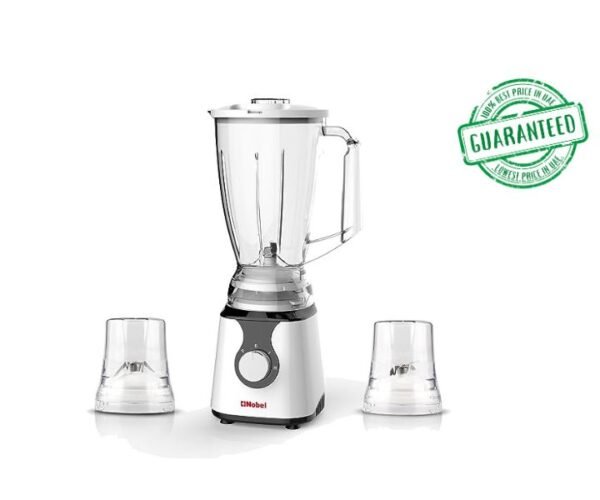 Nobel 1.5 Litres Blender 2 Grinders 2 speed pulse spill