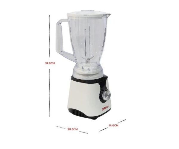 Nobel 1.5 Litres Blender 2 Grinders 2 Speed Pulse Spill Proof Lid Anti Slip White Model-NB303E | 1 Year Warranty. - Image 3