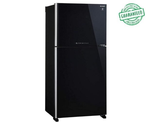 Sharp 650 Litres Refrigerator 2 Doors Color Black Model-SJ-GMF650 BK3 | 1 Year Full 5 Years Compressor Warranty.