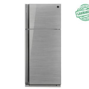 Sharp 599 Liters Refrigerator Double Door Color Silver Model-SJ-SE70D-SL5 | 1 Year Full 5 Years Compressor Warranty.