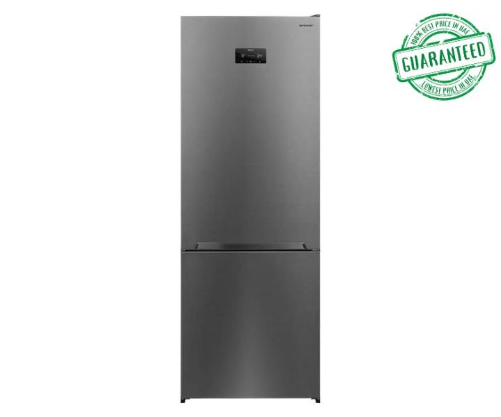 Sharp 565 Liters Refrigerator Advanced No Frost Digital With Bottom Freezer Silver Model-SJ-BG725D-SS2 | 1 Year Full 5 Years Compressor Warranty.