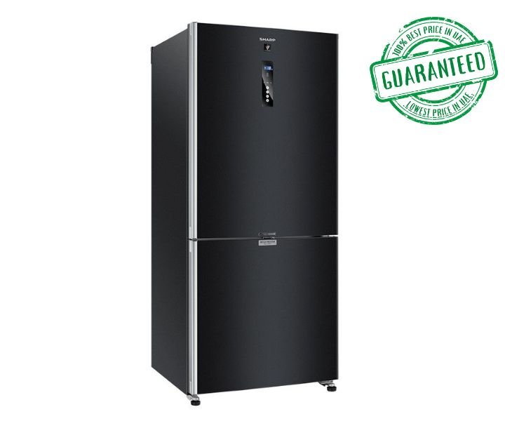 Sharp 468 Liters Refrigerator Advanced No Frost Digital With Bottom Freezer Black Model-SJ-BG615-BE2 | 1 Year Full 5 Years Compressor Warranty.