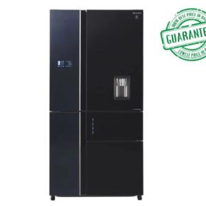 Sharp 825 Litres Refrigerator Five French Doors With Water Dispenser Black Model-SJ-FSD910N-BK3 | 1 Year Full 5 Years Compressor Warranty.