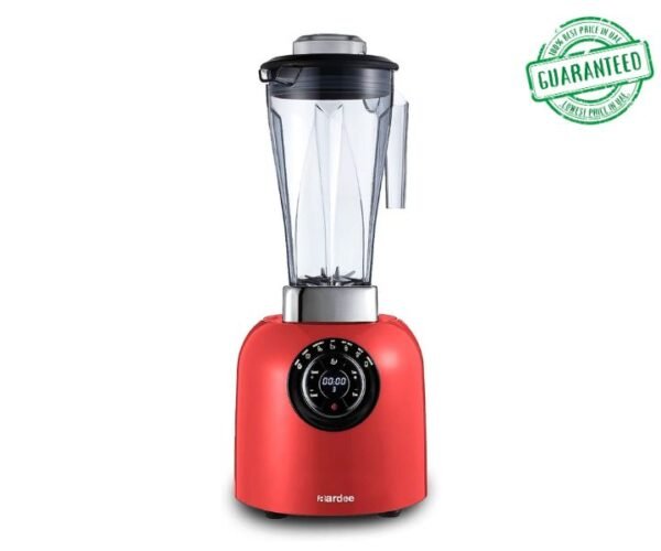 Aardee 2 Litres Blender Heavy Duty With 6 Preset Menus Color Red Model-ARMFPB-1680 | 1 Year Brand Warranty.