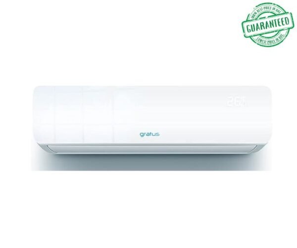 Gratus 1.5 Ton Split Air Conditioner ROTARY TYPE White Model-GSAC18TRS | 1 Year Full 5 Years Compressor Warranty.