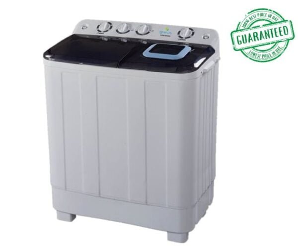 Gratus 12 Kg Washing Machine With Twin Tub GIANT Series White Model-GSW12KCDX | 1 Year Brand Warranty.