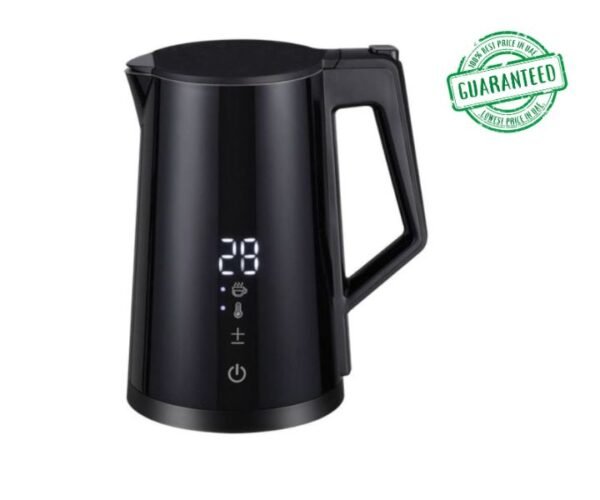 Daewoo 1.7 Litre Kettle with Digital Temperature Display in Black (Model DW-DEK-815E)