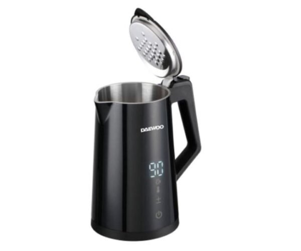 Daewoo 1.7 Litre Kettle with Digital Temperature Display in Black (Model DW-DEK-815E)