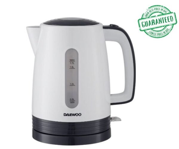 Daewoo 1.7 Litres Plastic Kettle 2200W Model-DW-DEK-8803