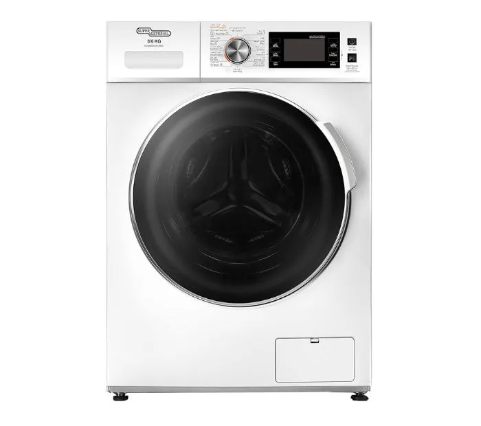 Super General 8/6KG Front Load Washer Dryer Color Silver Model SGW8650CRCMBS