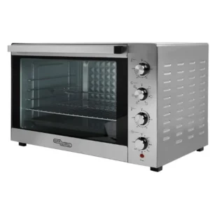 Super General 100 Liter Electric Oven Rotisserie-Grill Convection-Oven Thermostat Timer Stainless Steel Color Silver Model – SGEO101TRC