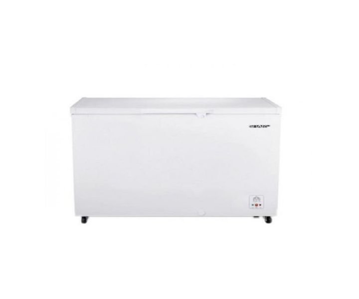Sharp 400 Litres Chest Freezer Single Door Color White Model SCF-K400X-WH3 | 1 Year Full 5 Years Compressor Warranty.