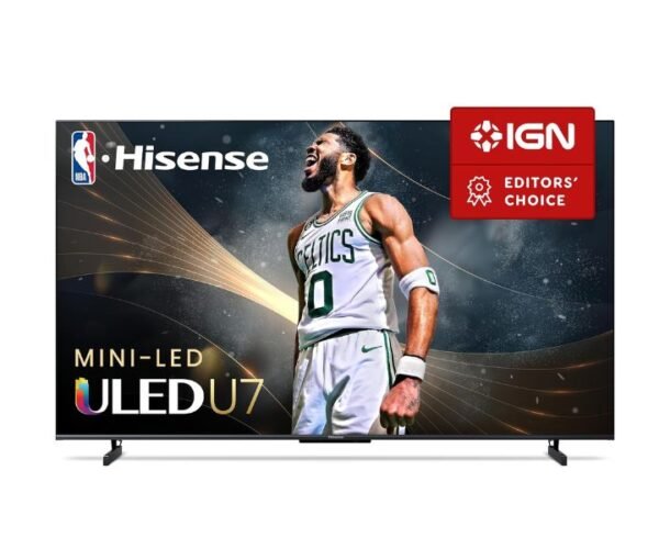 Hisense 55 Inch ULED 4K Smart VIDDA TV Class U7K Series Mini-LED Black Model 55U7K