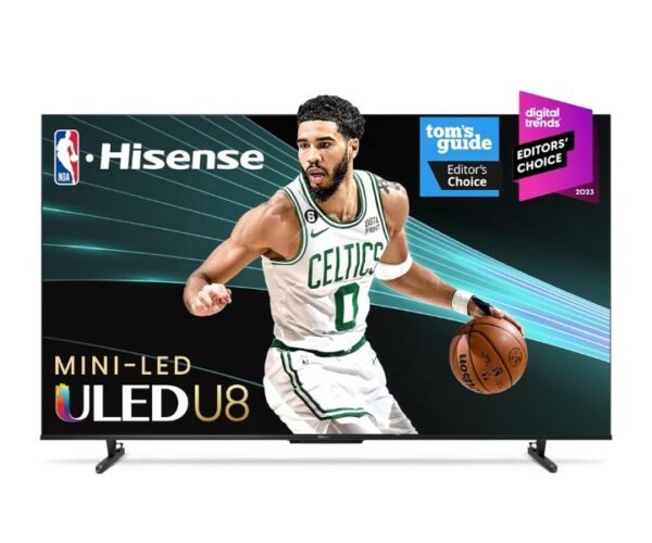 Hisense 55 Inch ULED 4K Smart VIDDA TV Class U8K Series Mini-LED Black Model 55U8K