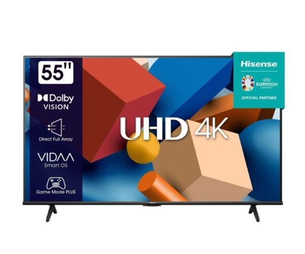 Hisense 55 Inch UHD 4K Smart TV VIDAA Dolby DTS HD Sound High Contrast Model 55A8K