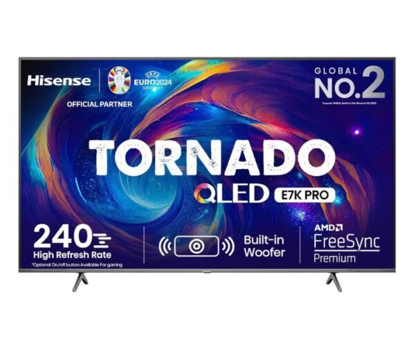 HISENSE 55 Inch  Smart TV Quantum Dot Dolby Vision Youtube Netflix Model 55E7K