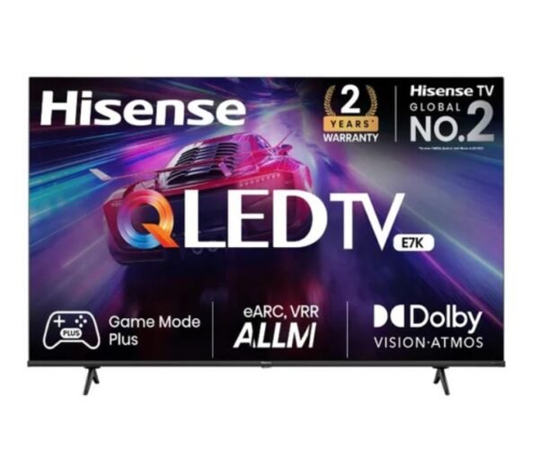 HISENSE 50 Inch  Smart TV Quantum Netflix  Model 50E7K