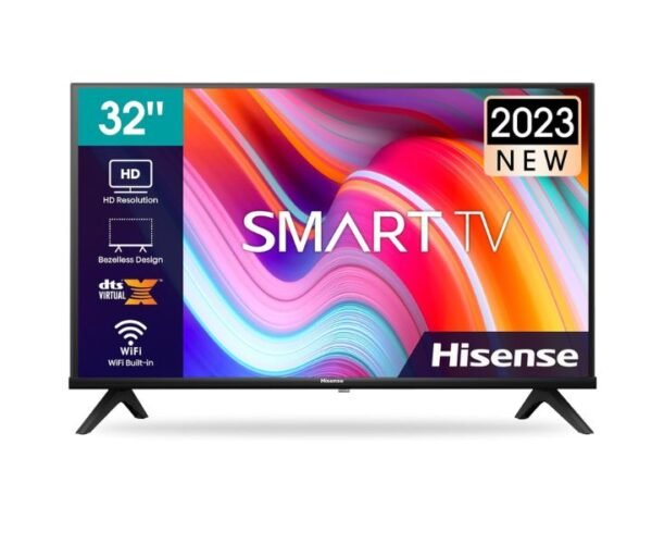 Hisense 32 Inch HD Smart TV VIDAA Dolby DTS HD Sound High Contrast Model 32A4K