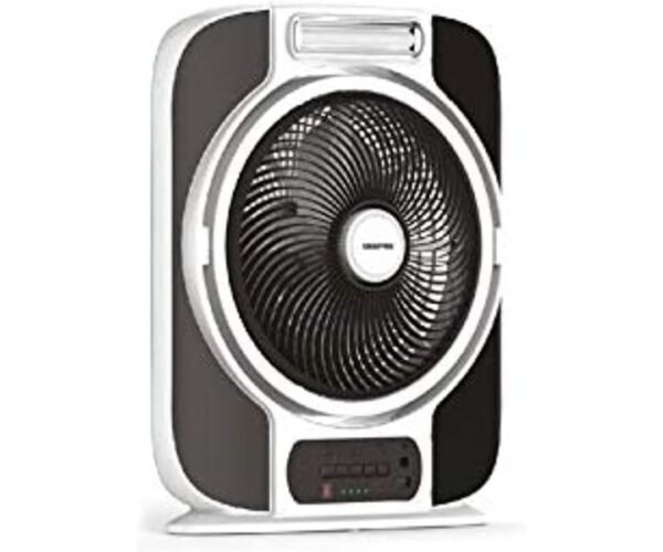 Geepas 12" Rechargeable Fan Black Model GF989 | 1 Year Full Warranty