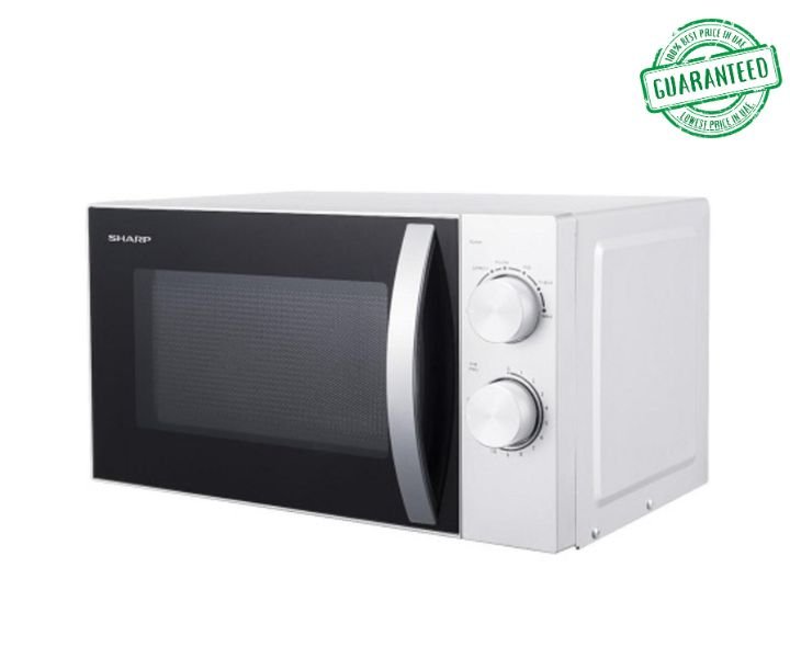 Sharp 20 Litres Microwave Oven Color Silver Model-R-20GH-WH3 | 1 Year Warranty.