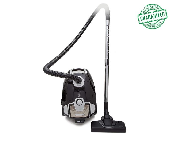 Sharp 5 Litres Bagged Vacuum Cleaner With Exhaust Hepa Filter 2400W Color Black Model-EC-BG2405A-BZ | 1 Year Warranty.