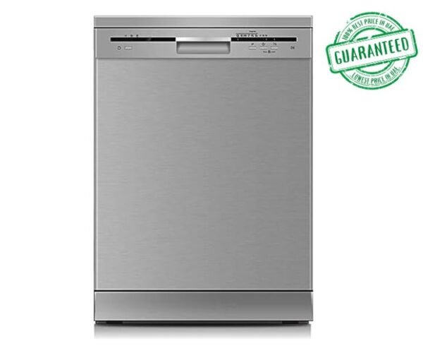 Sharp Free Standing Dishwasher With 12 Place Settings 6 Programs Silver Model-QW-MB612-SS3 | 1 Year Warranty.