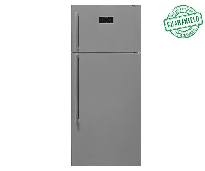Sharp 685 Litres Refrigerator Double Door Silver Model SJ-SR685-SS3 | 1 Year Full 5 Years Compressor Warranty.