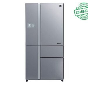 Sharp 850 Litres Refrigerator 26 Cubic Feet With 5 Doors Color Silver Model-SJ-FP910-SS5 | 1 Year Full 5 Years Compressor Warranty.